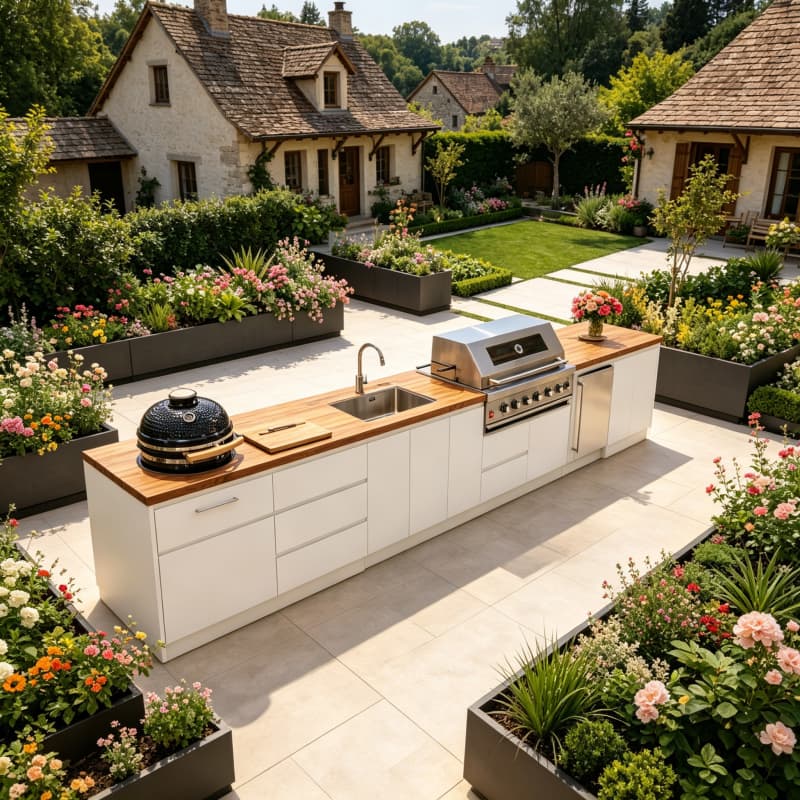 Mesa de Cozinha Dobrável para  - Outdoor Camping Kitchen With Sink avaliação e preço