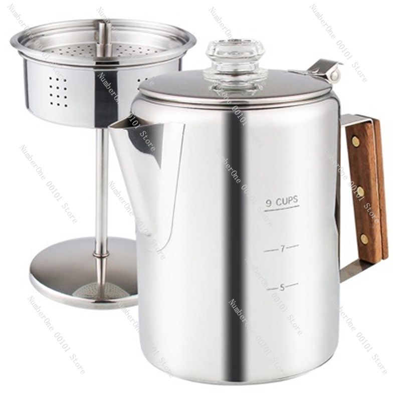 Cafeteira de Fogão para Campin - Camp Percolator Coffee avaliação e preço