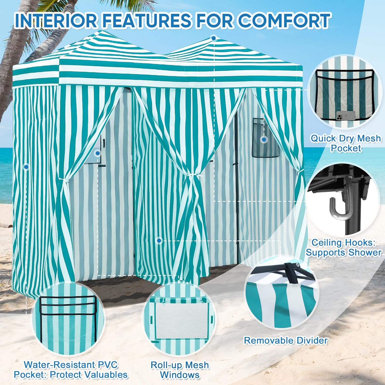 Tenda Portátil de 2 Quartos pa - Camping Tent avaliação e preço