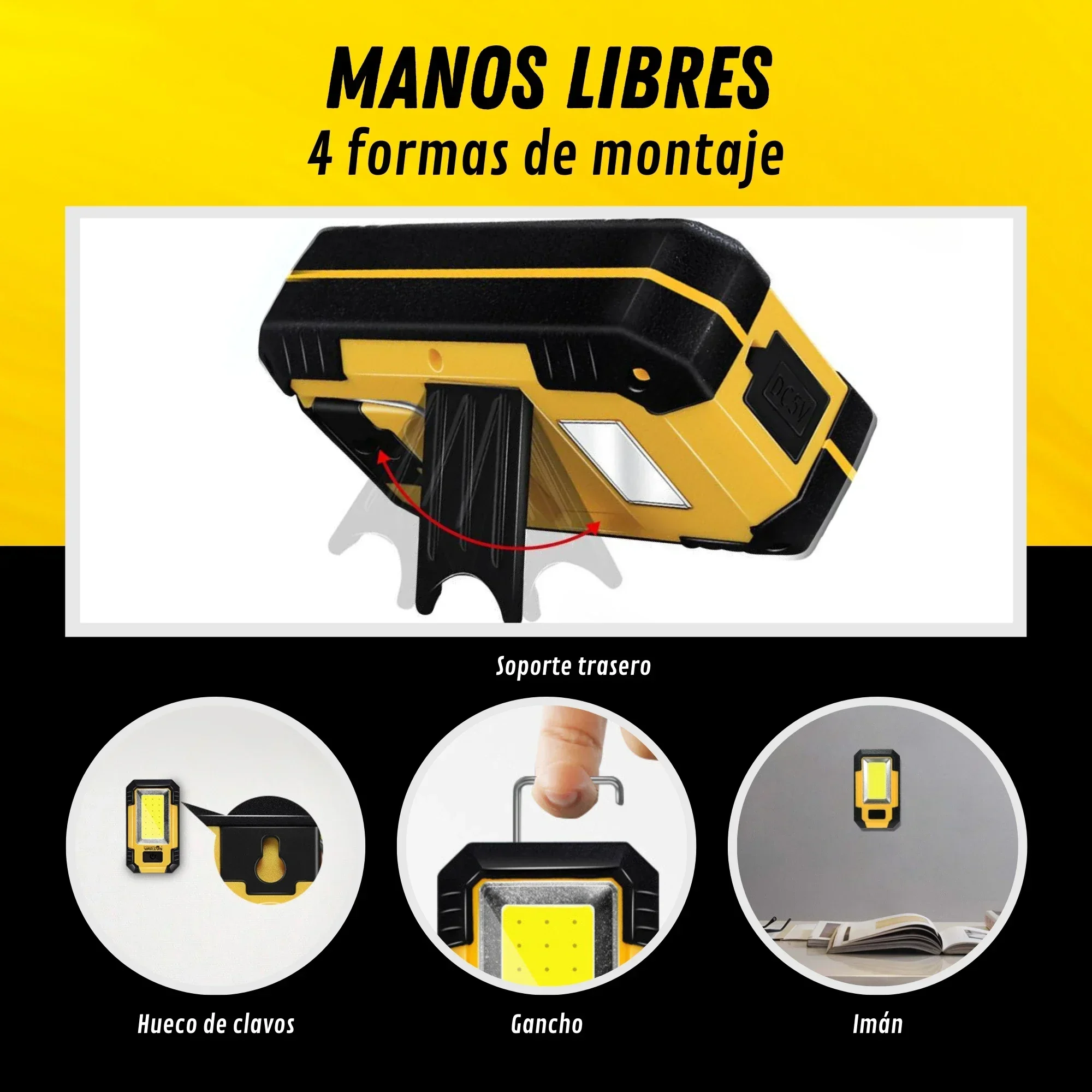 Lanterna de Trabalho Recarregá - Outdoor Camping Adventure Lamp avaliação e preço