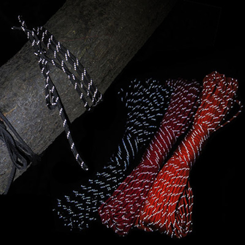10m reflexivo paracord 550 cab - Outdoor Camping Extension Cord avaliação e preço