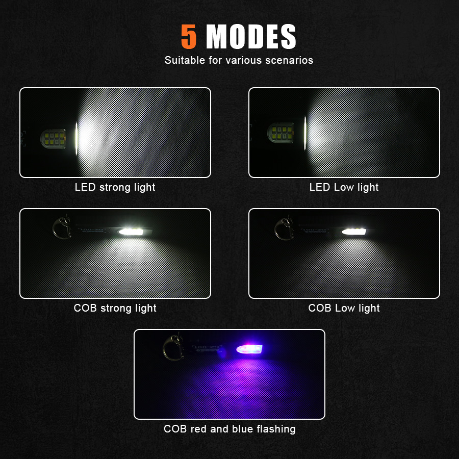 Multifuncional mini cob led ch - Outdoor Camping Adventure Lamp avaliação e preço