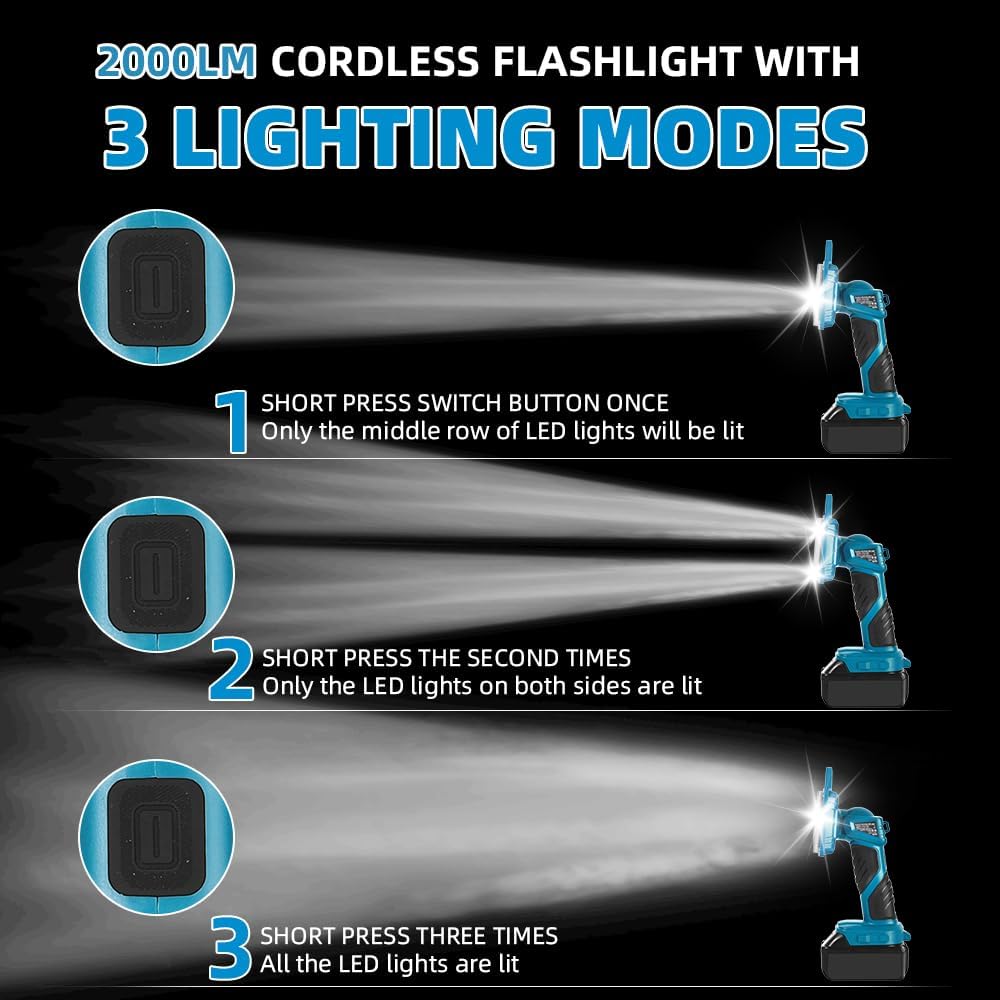 Lanterna LED sem fio de 18W 20 - Outdoor Camping Jobs avaliação e preço
