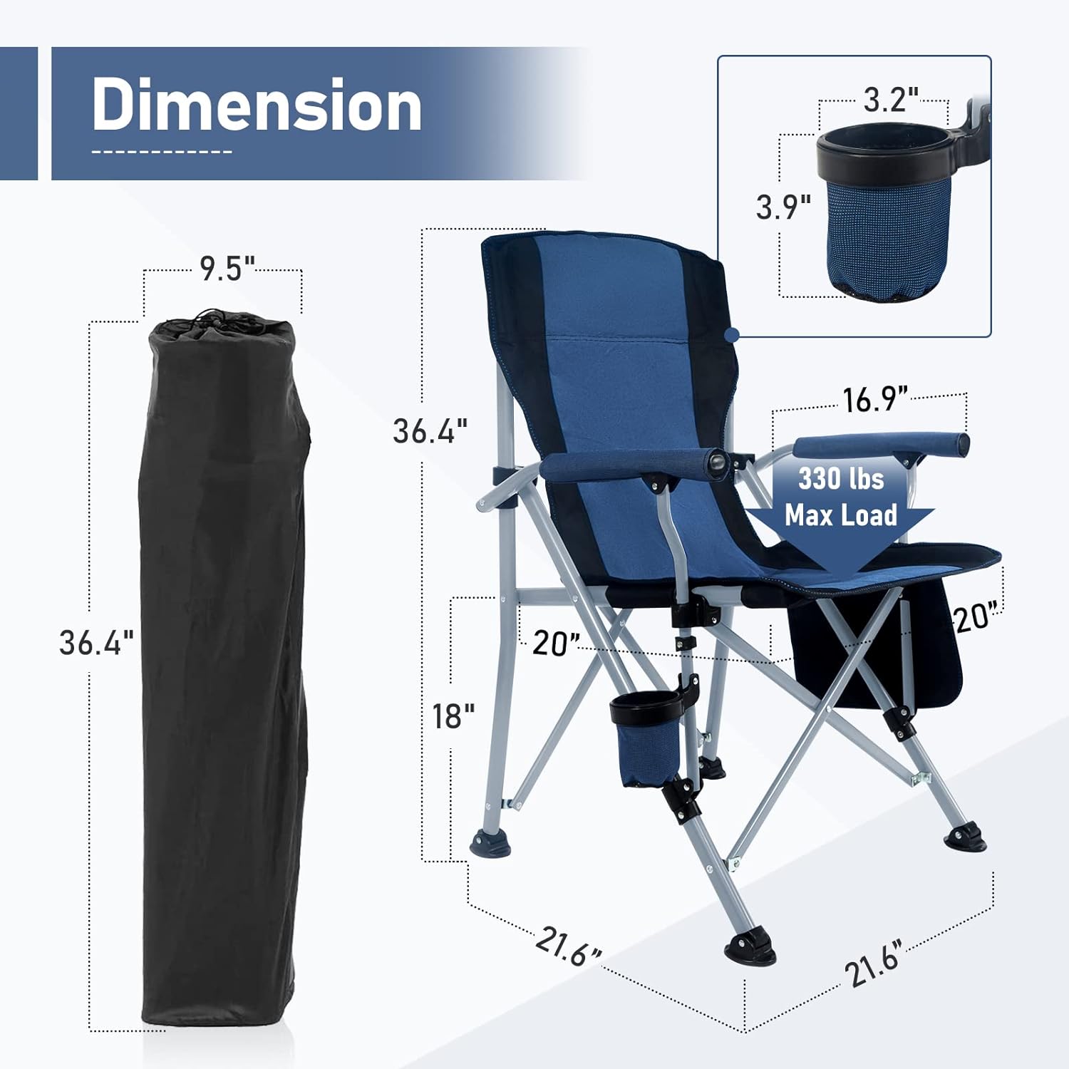 Cadeira de Praia Portátil e Do - Outdoor Camping Chairs avaliação e preço