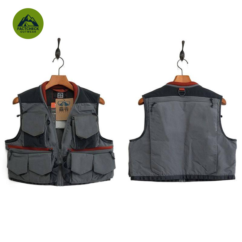 Colete de Pesca de Luxo FACTCH - Outdoor Camping Gear Brands avaliação e preço