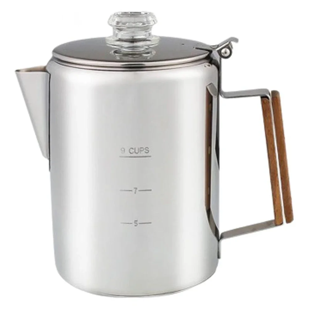 9 xícara de café de acampament - Camp Percolator Coffee avaliação e preço