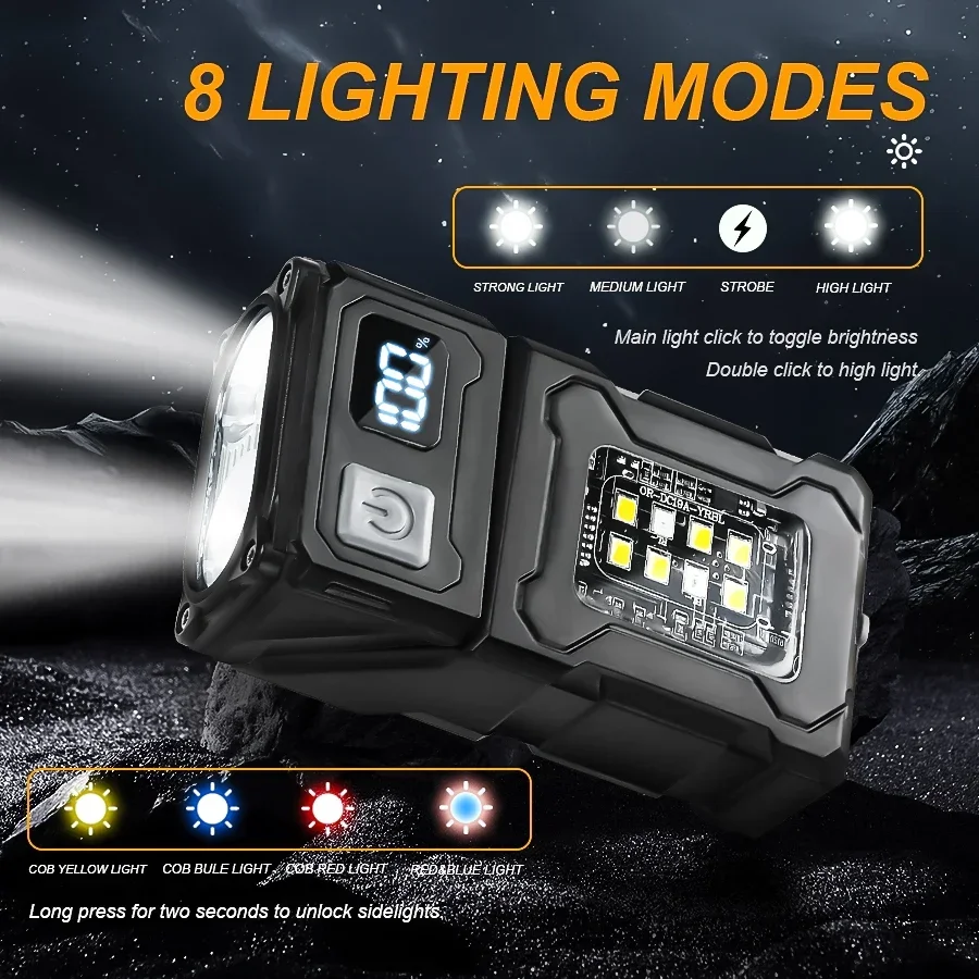 Portátil led cob lanterna reca - Outdoor Camping Adventure Lamp avaliação e preço