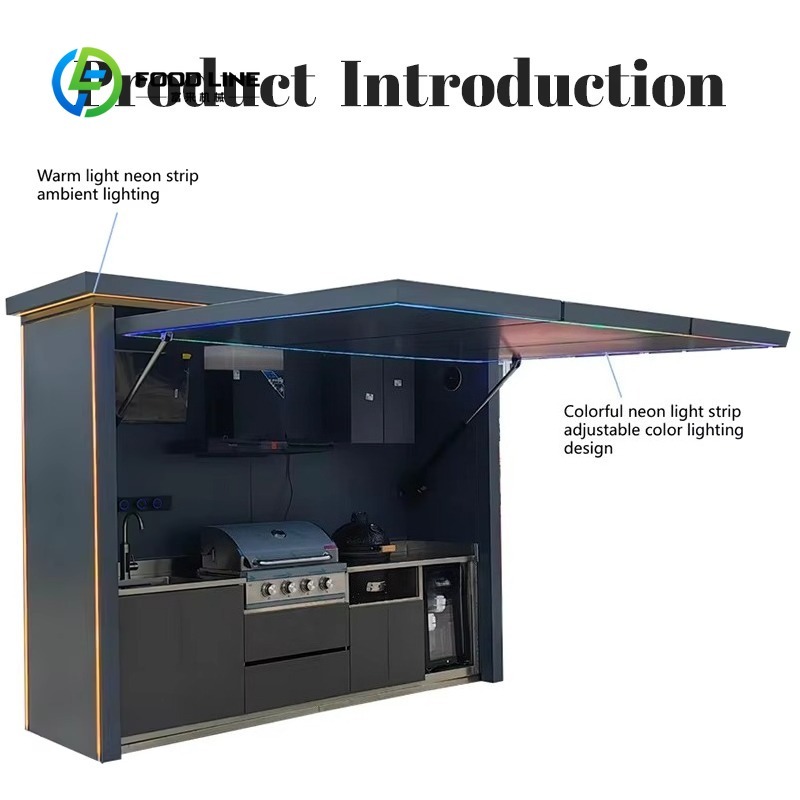 Carrinho de Cozinha Portátil P - Outdoor Camping Kitchen With Sink avaliação e preço