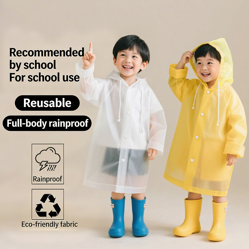 Capa de Chuva Descartável Long - Outdoor Camping Activities For Kids avaliação e preço