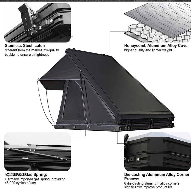 Tenda de Teto em Alumínio Rígi - Outdoor Camping Van Tent avaliação e preço