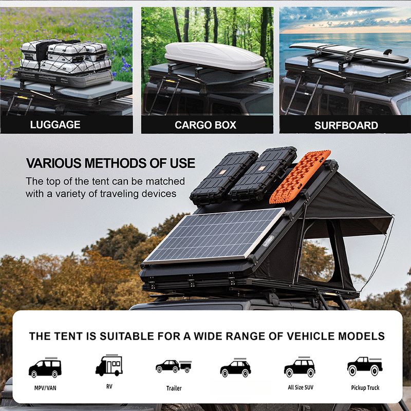 Tenda de Teto em Alumínio Rígi - Outdoor Camping Van Tent avaliação e preço