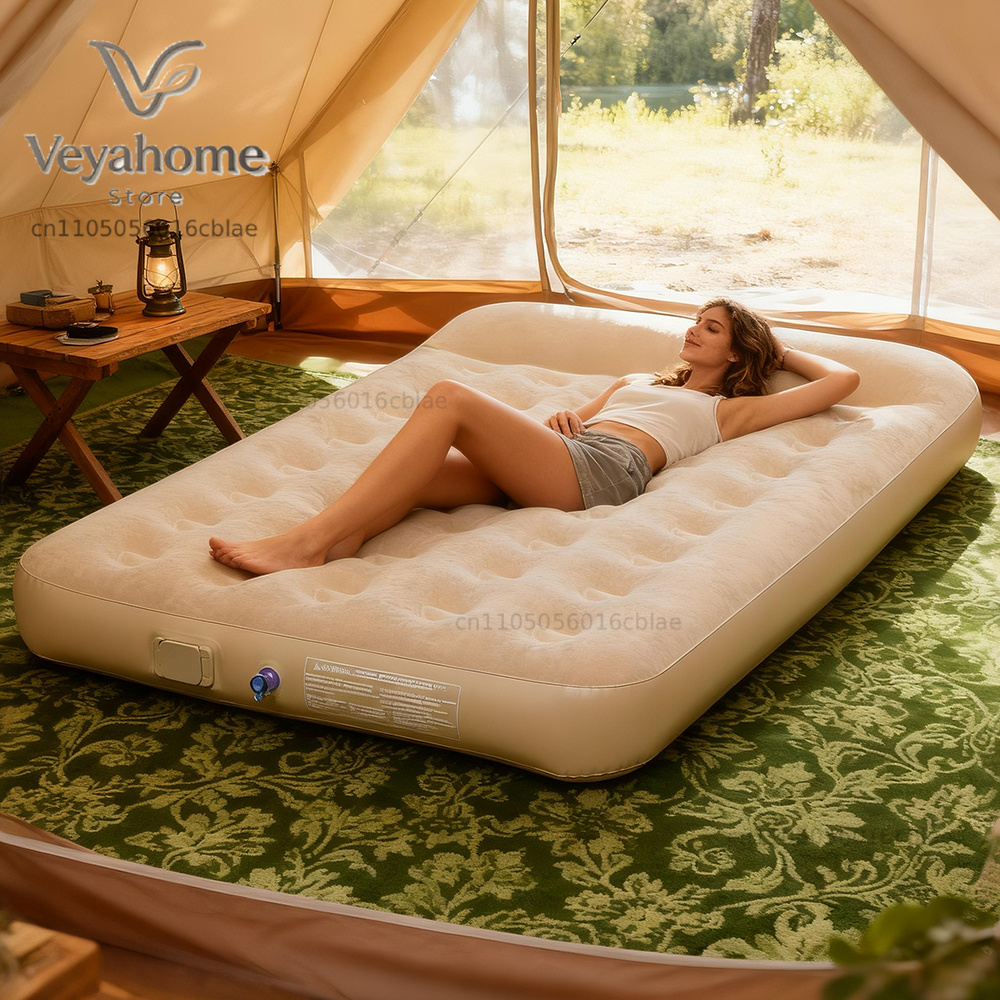 Colchão de ar novo com bomba e - Camping Outdoor Or Indoor avaliação e preço