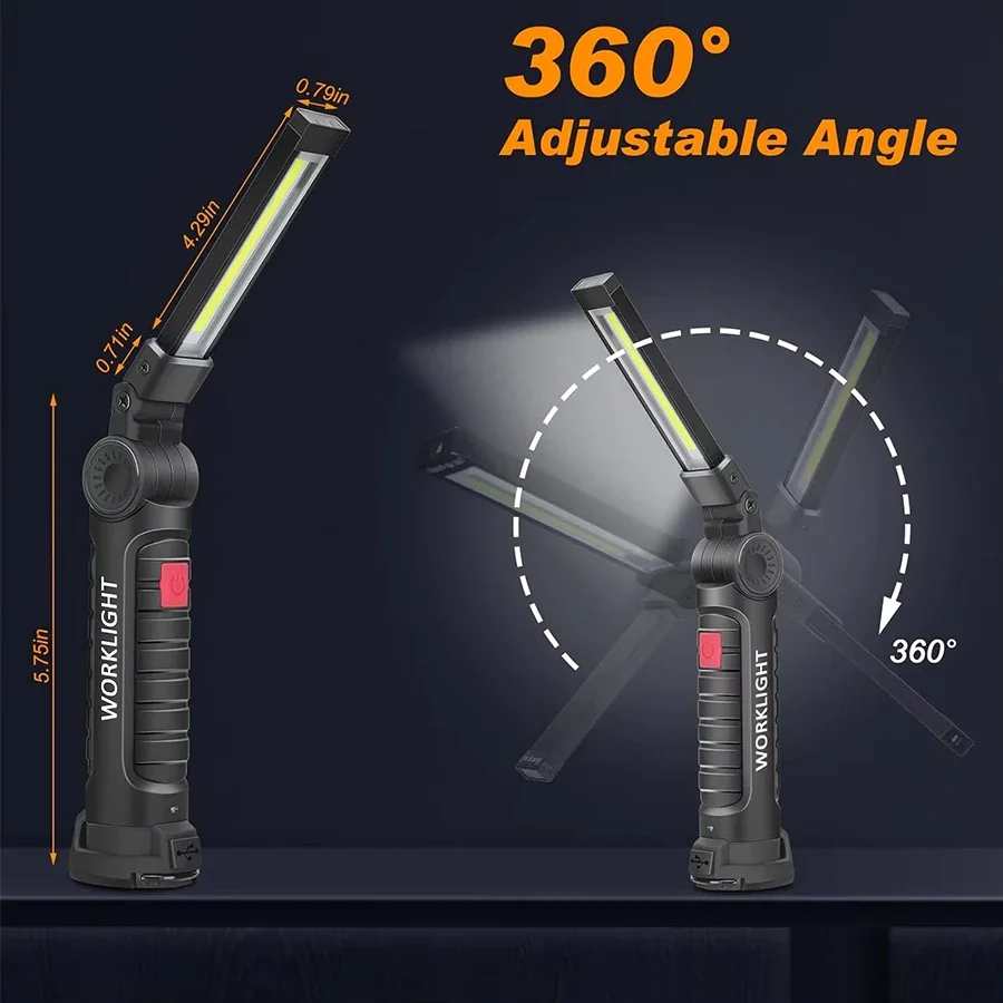 Nova Lanterna LED COB Portátil - Outdoor Camping Adventure Lamp avaliação e preço