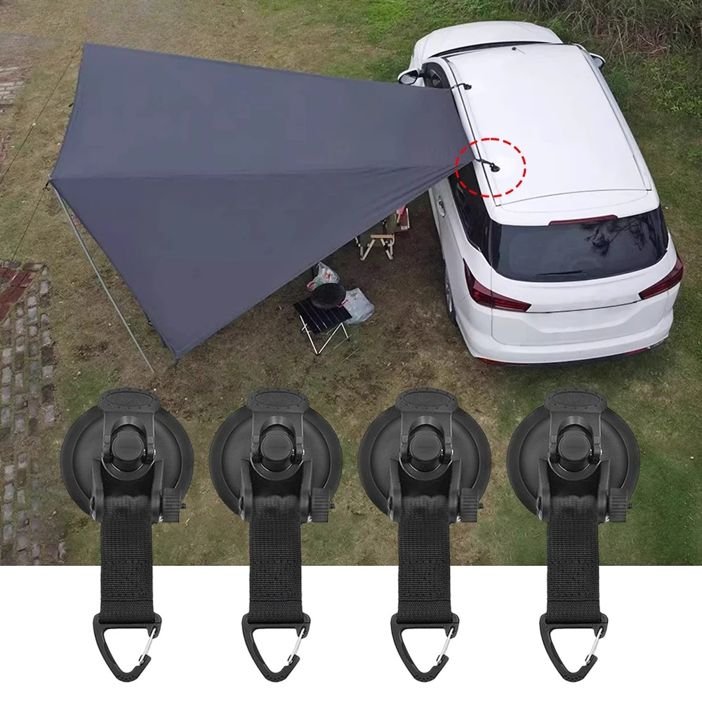 2/4 peças Fivela de Sucção par - Outdoor Camping Van Tent avaliação e preço