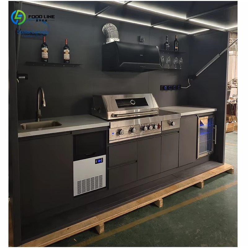 Conjunto de cozinha externa pe - Outdoor Camping Kitchen With Sink avaliação e preço