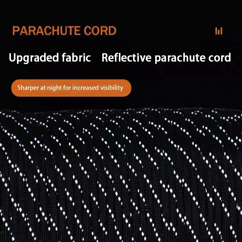Paracord reflexivo 550 militar - Outdoor Camping Extension Cord avaliação e preço