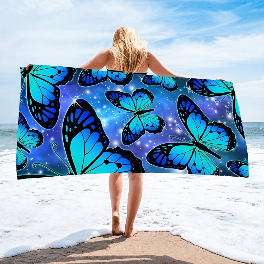 1PC Manta de Praia Grande de M - Camp Towel Microfiber avaliação e preço