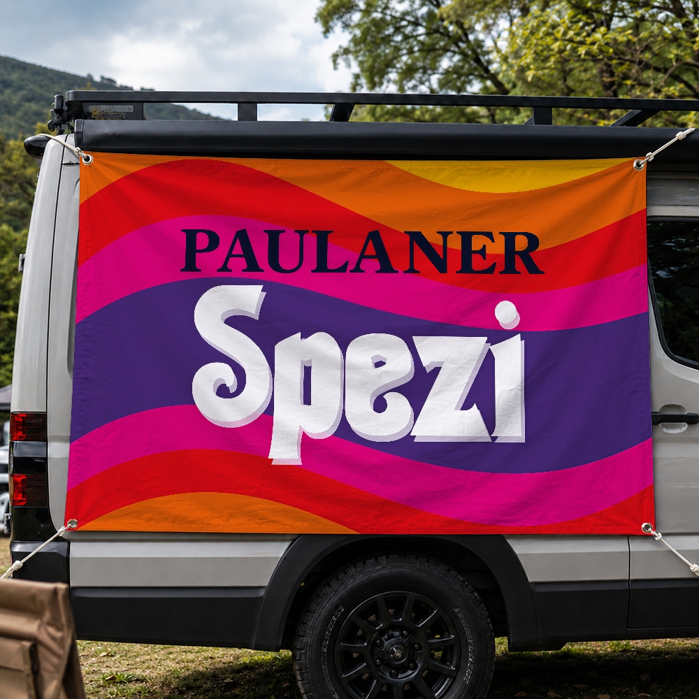 Bandeira de Bebida P-Paulaner  - Outdoor Camping Brand avaliação e preço