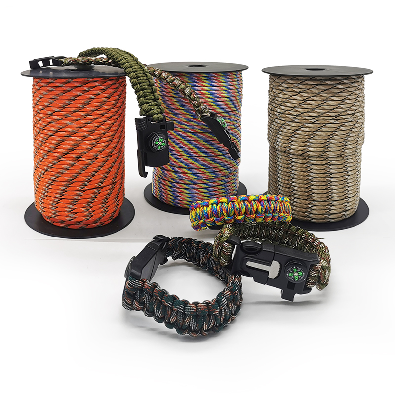 Corda Paracord Padrão Militar, - Outdoor Camping Extension Cord avaliação e preço
