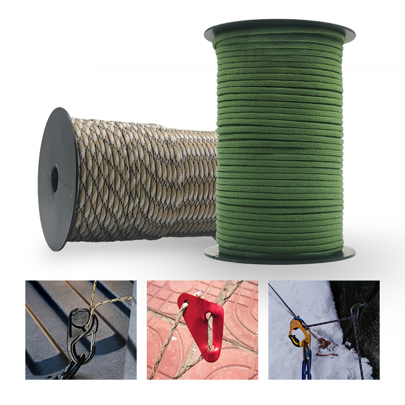Corda Paracord Padrão Militar, - Outdoor Camping Extension Cord avaliação e preço
