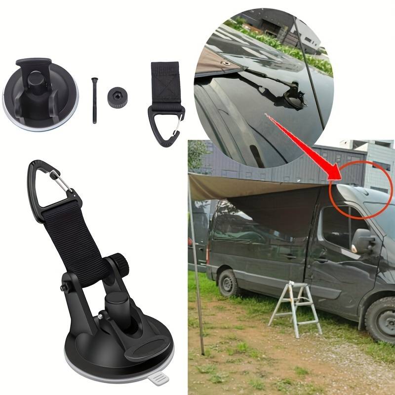 4 pçs motorhomes carro ventosa - Outdoor Camping Awning avaliação e preço