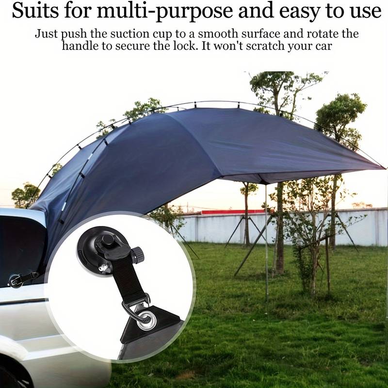 4 pçs motorhomes carro ventosa - Outdoor Camping Awning avaliação e preço