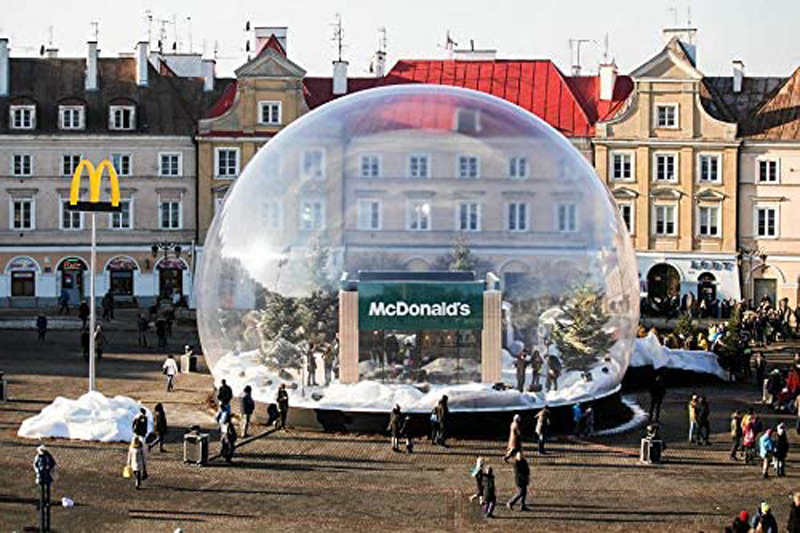 Inflável Bubble Igloo Tent com - Outdoor Camping Exhibition avaliação e preço
