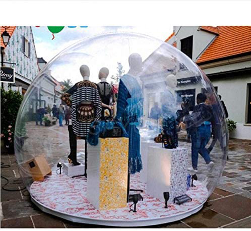 Inflável Bubble Igloo Tent com - Outdoor Camping Exhibition avaliação e preço