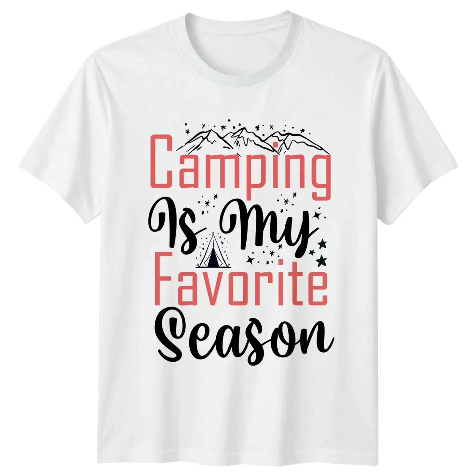 Camiseta 'Camping é a Minha Es - Outdoor Und Camping avaliação e preço
