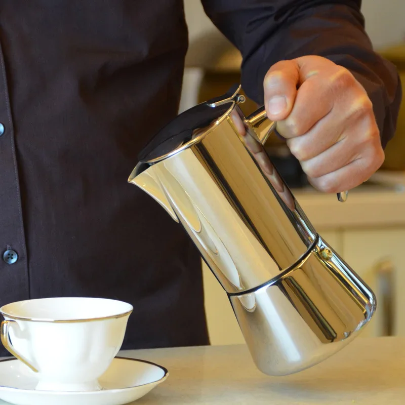 200ml/300ml portátil cafeteira - Camp Percolator Coffee avaliação e preço